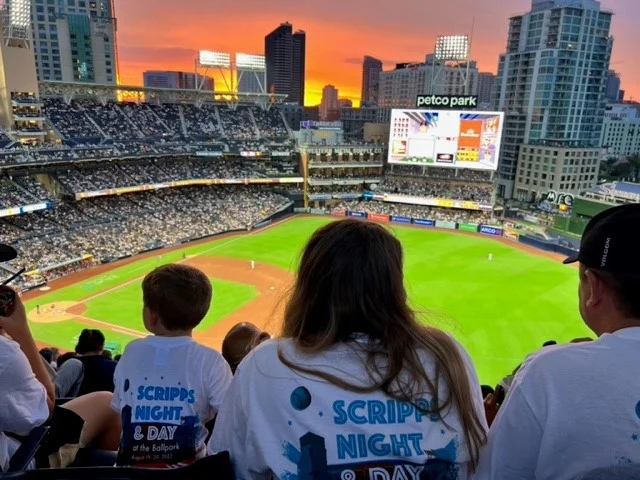 Now in its 22nd year, employees enjoy the annual Scripps Night at The Ballpark, cheering on our San Diego Padres. 