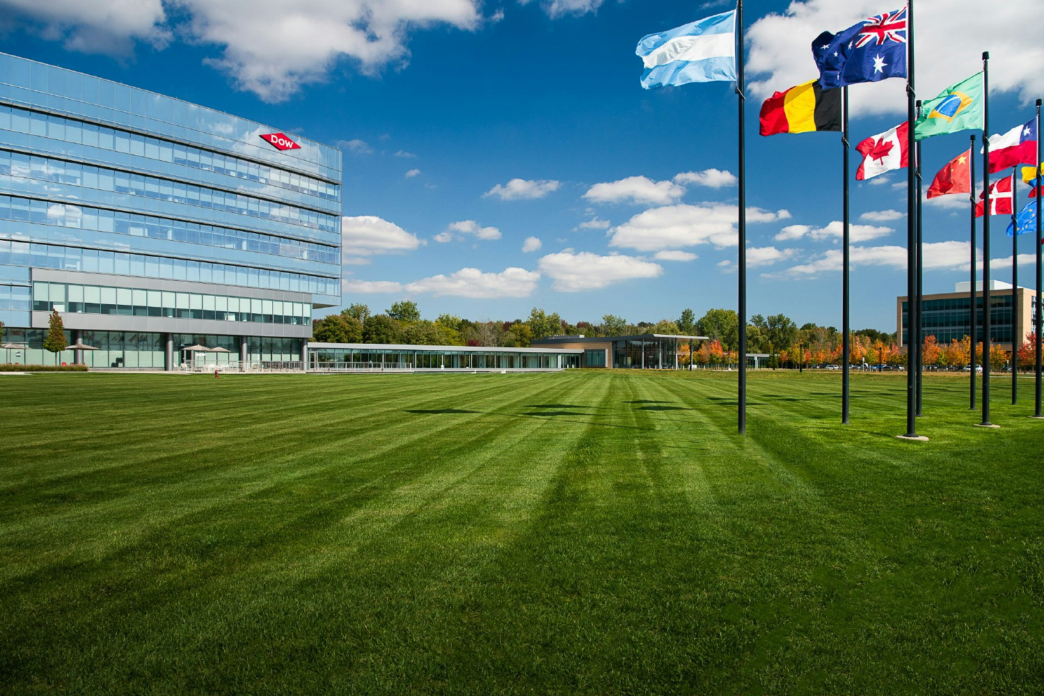 Dow’s global headquarters in Midland, Michigan. 