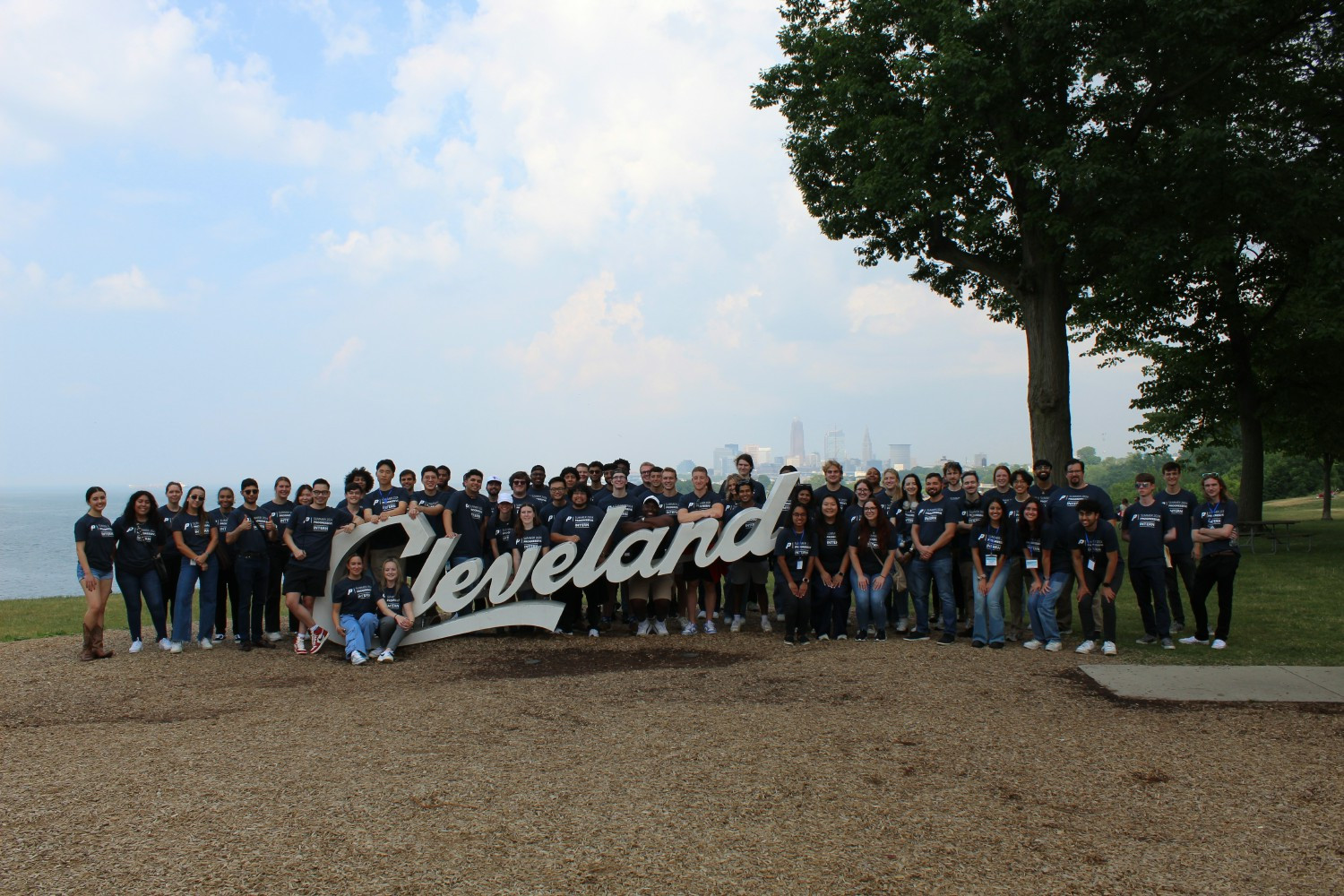 Our 2024 summer interns in Cleveland during Progressive's Intern Immersion Week