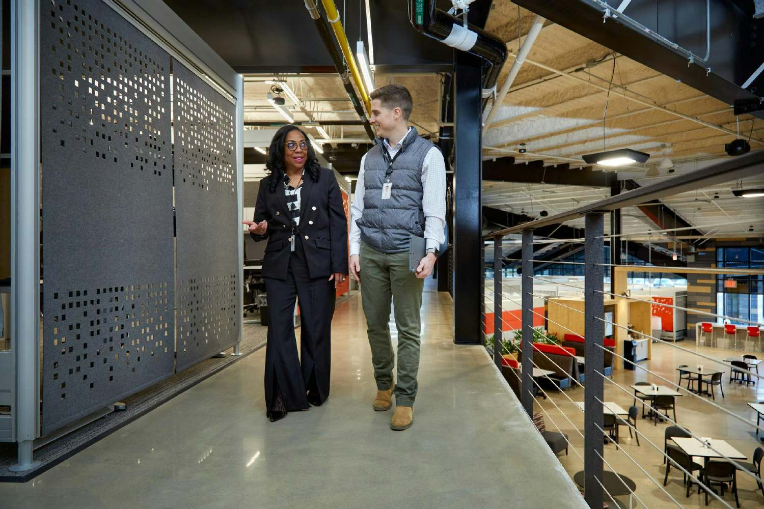 Associates work together in a collaborative, team-based environment. 