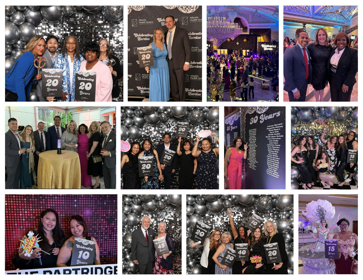 Team members are celebrated for their milestone years at the annual AHS Celebrating Service Awards night.