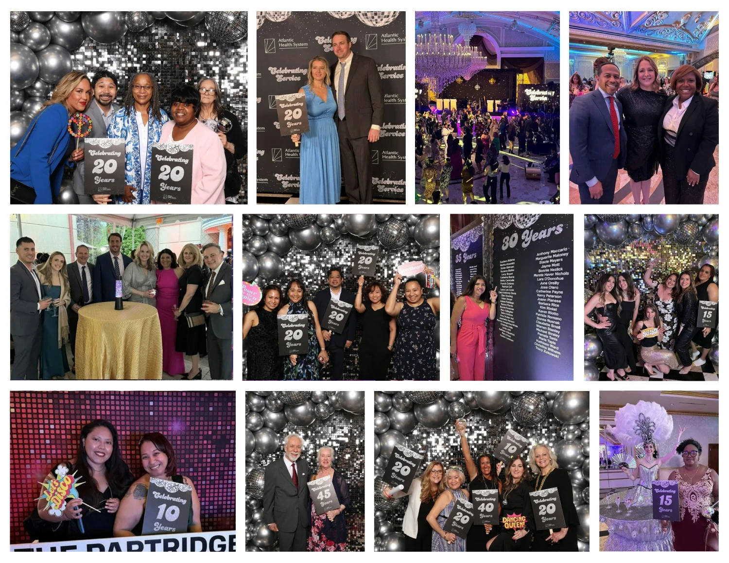 Team members are celebrated for their milestone years at the annual AHS Celebrating Service Awards night.