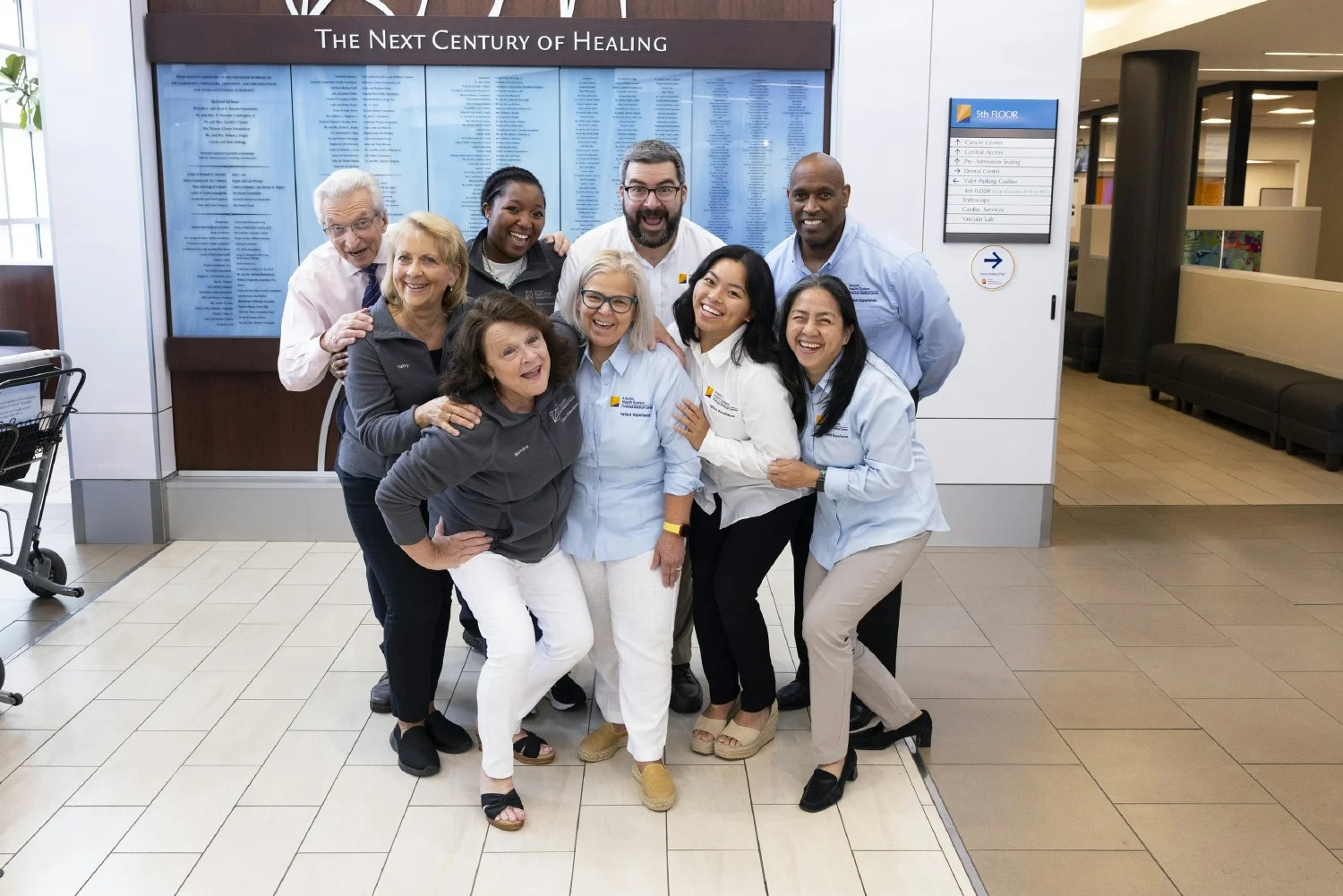The welcoming faces of our Patient Experience team members.