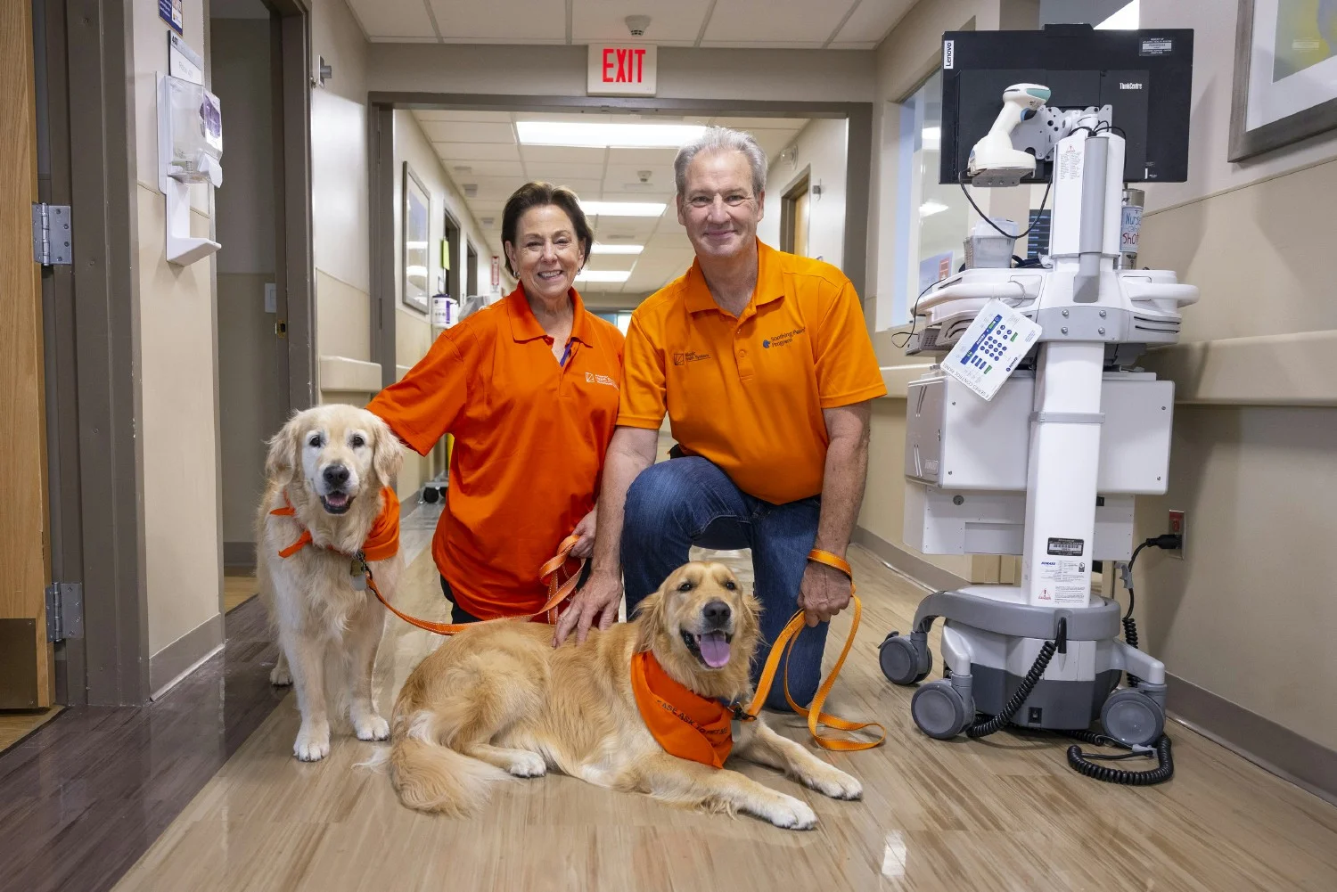Our Soothing Paws program brings comfort and smiles to patients and team members throughout our sites.