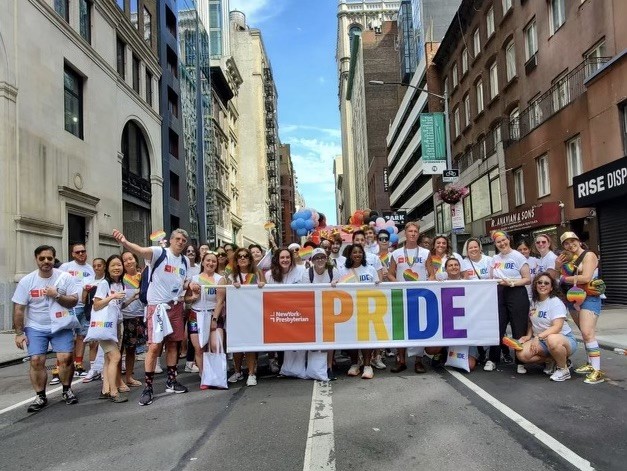 To close out Pride Month over 100 NYP employees joined fellow New Yorkers in the NYC Pride March. 