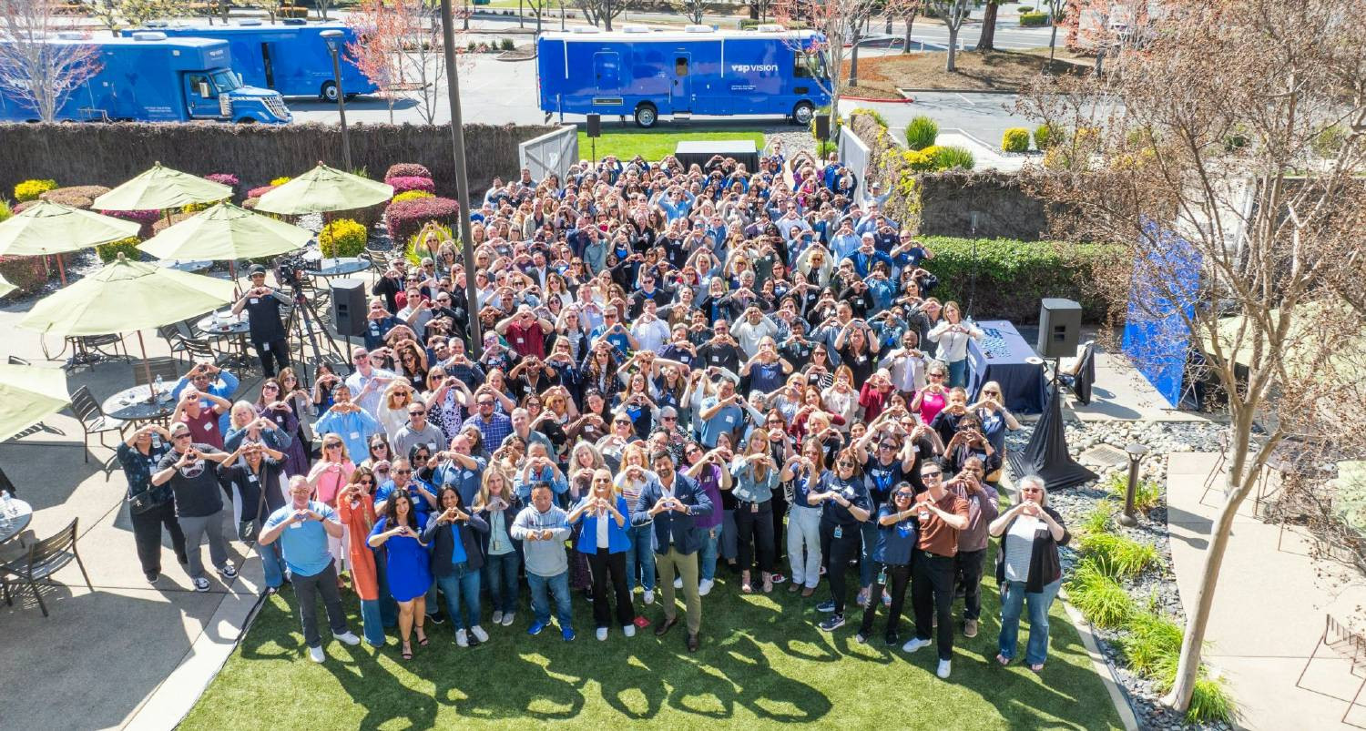 VSP EMPLOYEES CELEBRATE VSP’S 70TH ANNIVERSARY AT SACRAMENTO-AREA HQ.