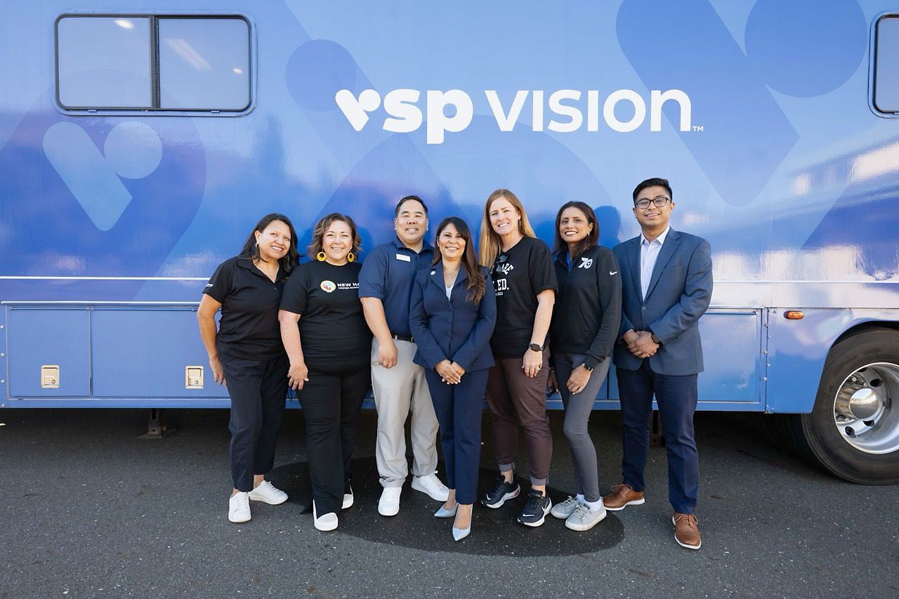 WE’RE PROUD TO SERVE OUR COMMUNITY. VSP VOLUNTEERS SHOW UP TO BRING CARE AND COMPASSION WHEREVER THEY NEED TO GO.