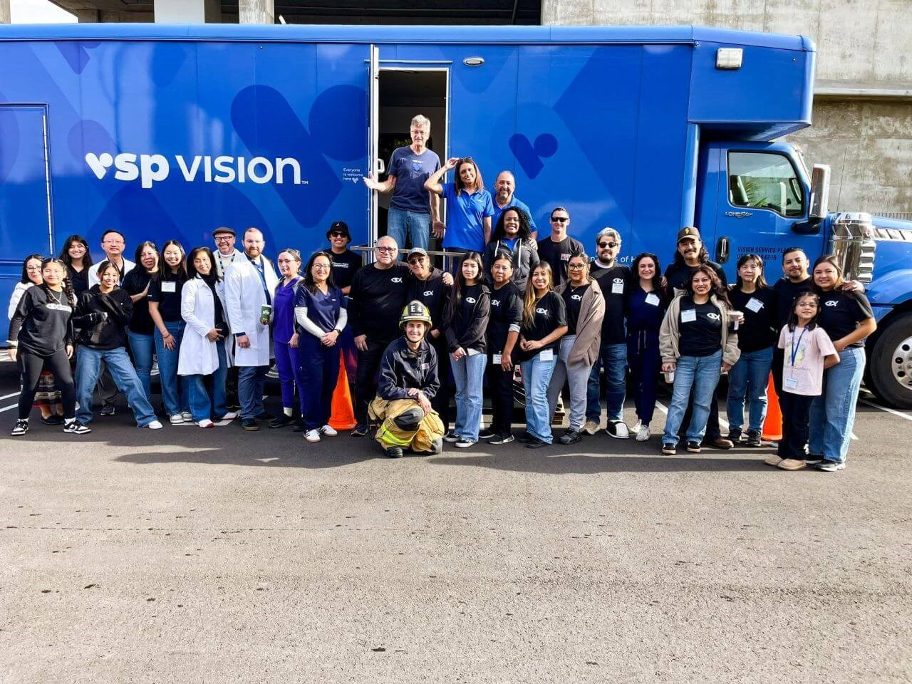 VSP VISION EYES OF HOPE AND POWER OF SIGHT FOUNDATION RESPOND TO LOS ANGELES WILDFIRES. 
