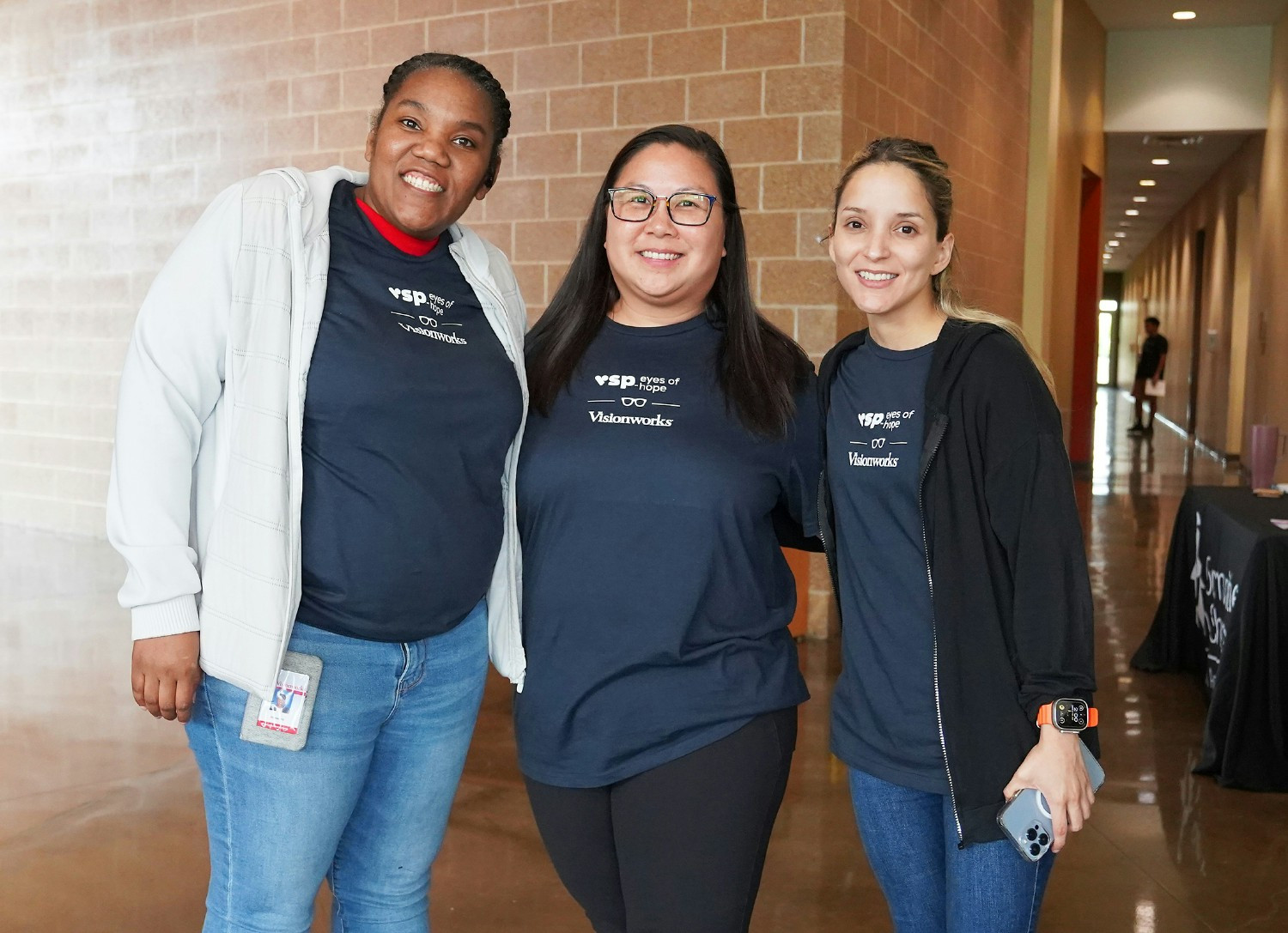 EMPLOYEES VOLUNTEER AT EYES OF HOPE, PROVIDING NO-COST EYECARE IN LOCAL COMMUNITIES.