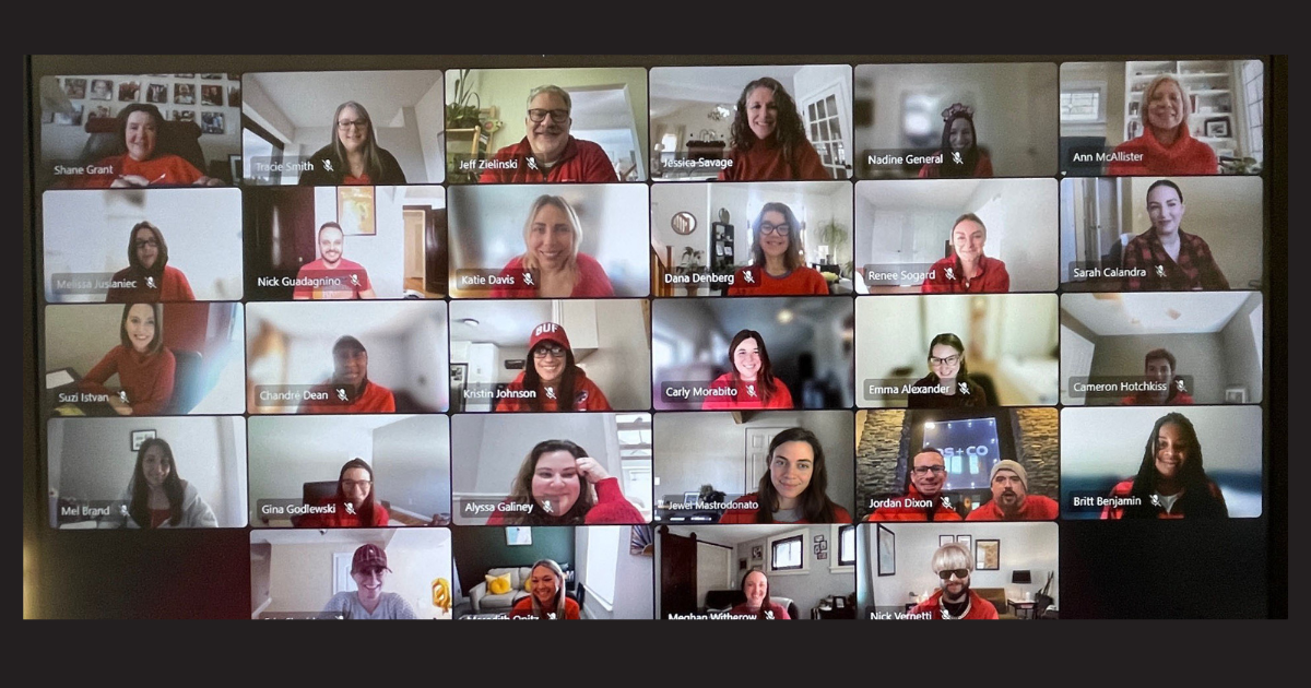 #WearRedDay - Showing support for our internal heart warrior—and heart warriors everywhere—on National #WearRedDay