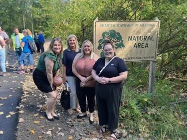 Our Team out to support the grand opening of a new trail in East Lansing.