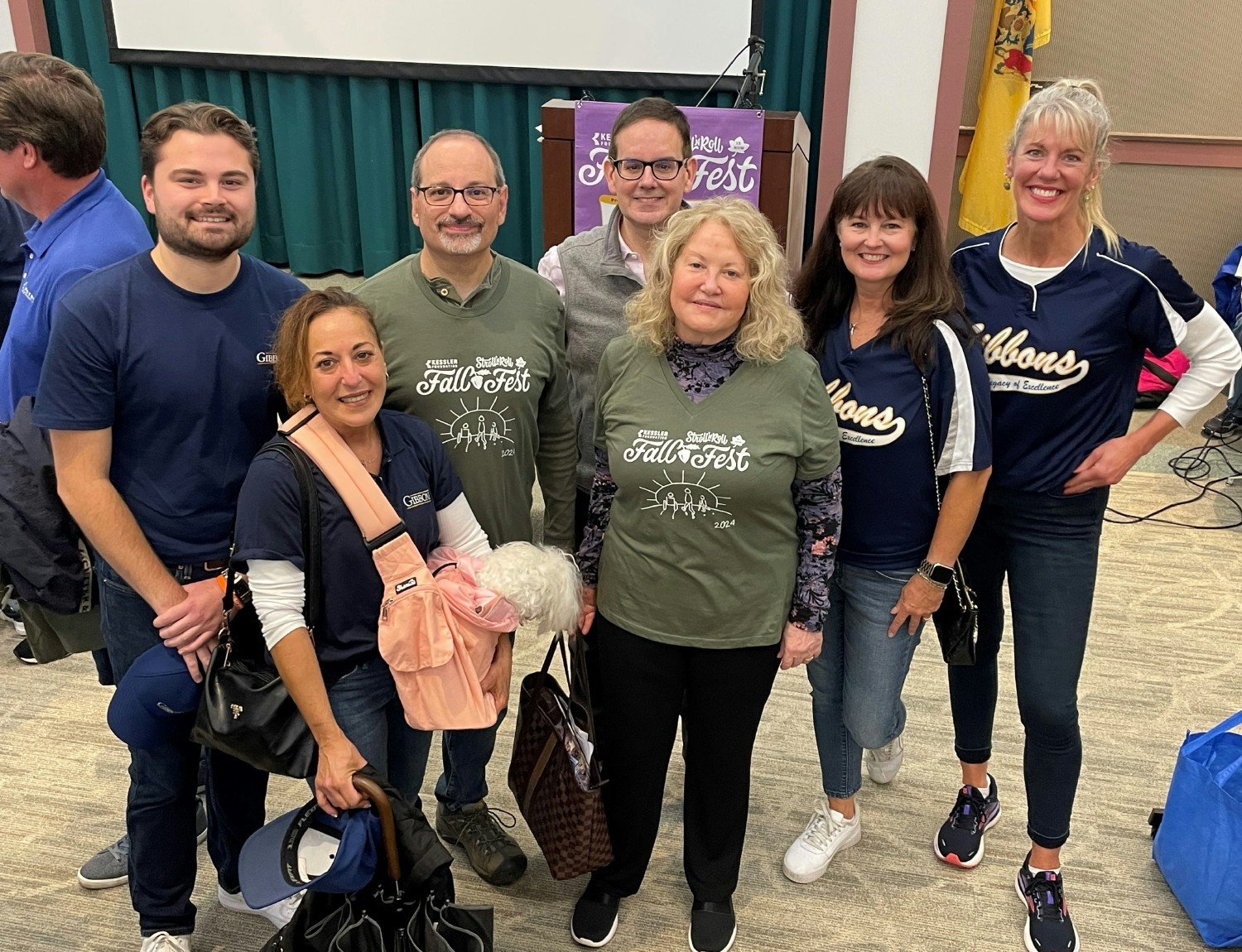 Current and past employees walked in the Kessler Foundation’s Stroll & Roll Fall Fest to raise money for the Foundation.