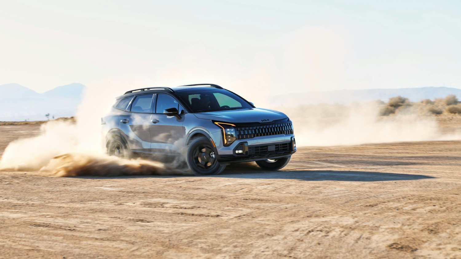 Kia Sorento at California Proving Grounds Off Road Workshop