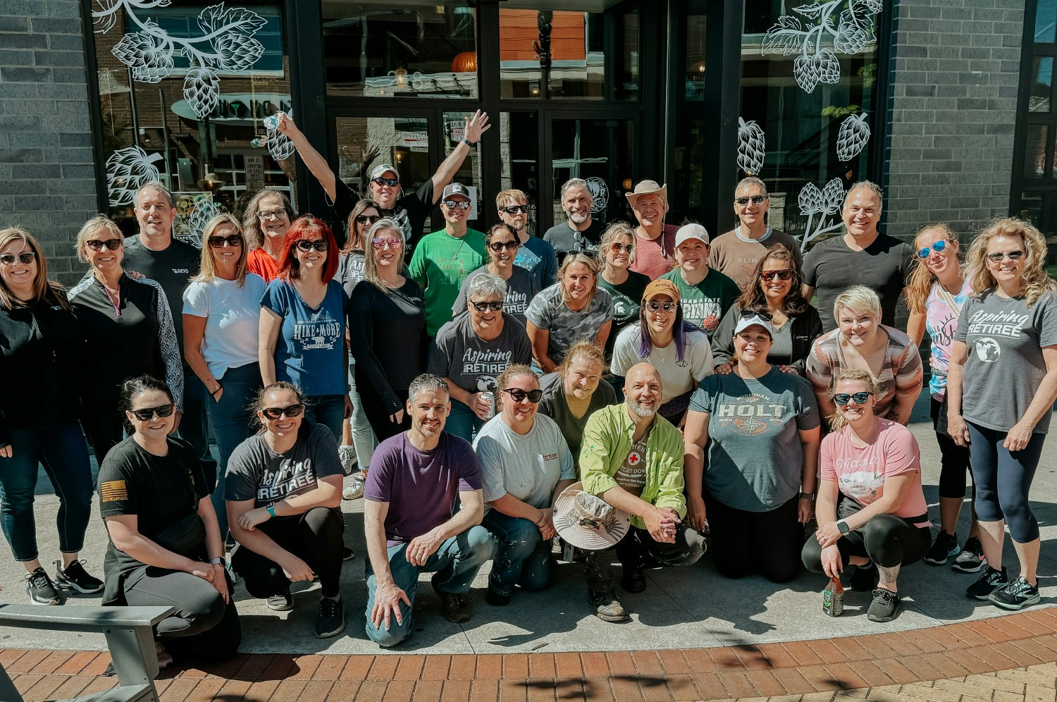 Team community volunteer event. 