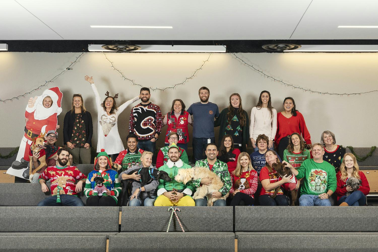 Holiday sweater competition 