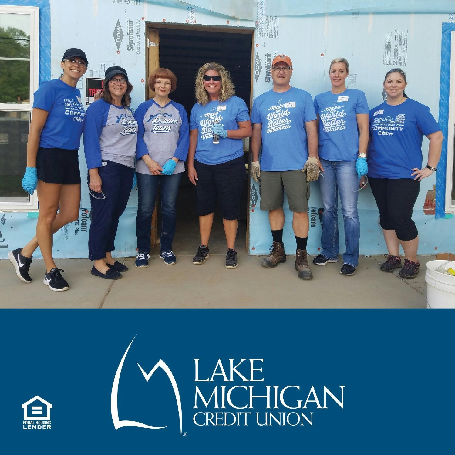 LMCU Habitat for Humanity build. 