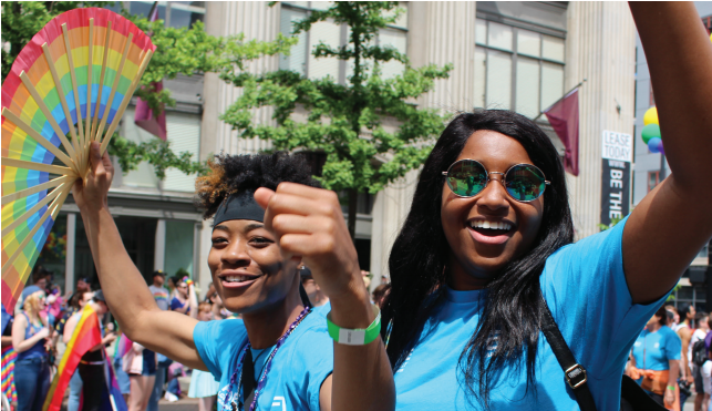 Abbott Proud at PRIDE parade; our inclusive culture brings out the best in everyone. 