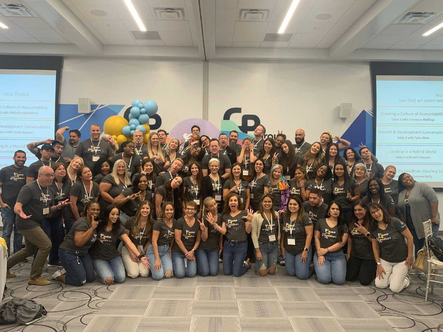 Silly faces after a leadership summit in our South Florida office!