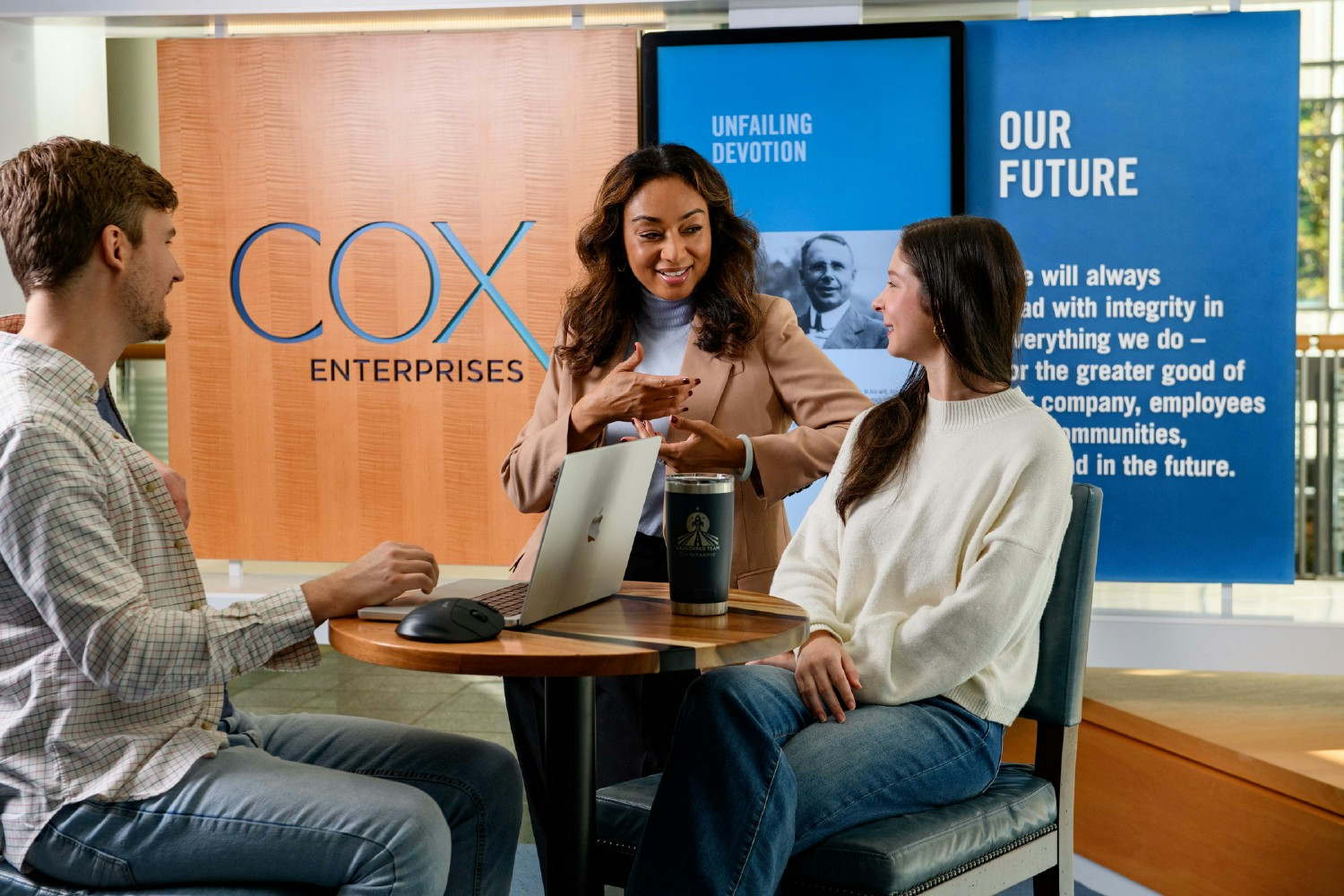 Employees are empowered to move up and around our family of businesses, advancing and exploring new career paths.