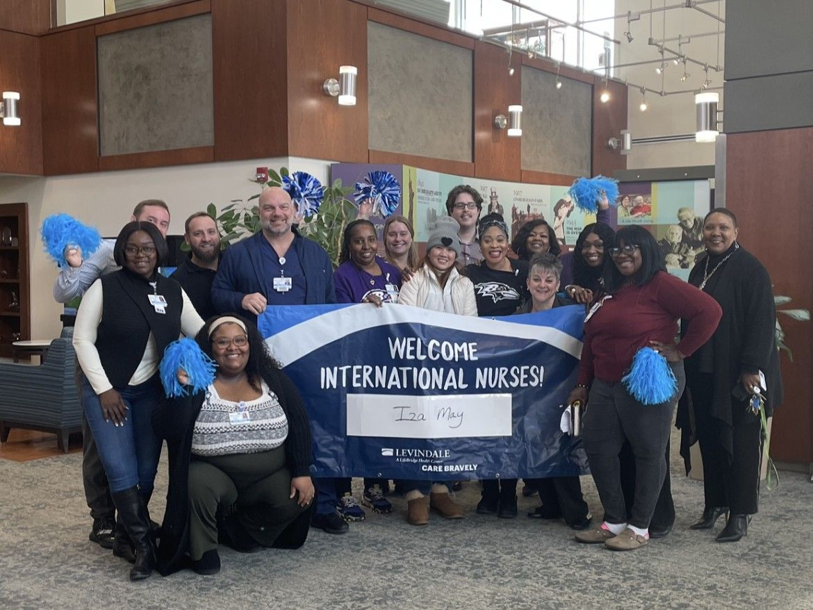 Welcoming nurses who have relocated internationally to join the LifeBridge Health team