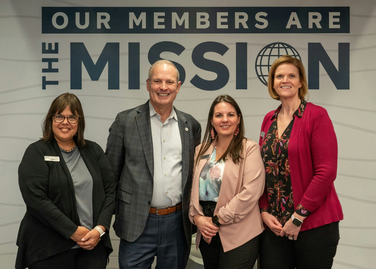 Navy Federal’s President/CEO Dietrich Kuhlmann visiting with Branch employees in Pensacola, Florida.