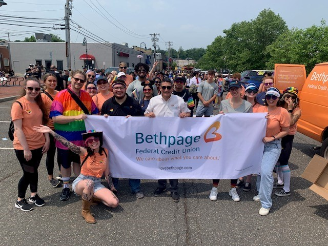 Teammates show their support as Bethpage sponsors PRIDE parades in our local communities.