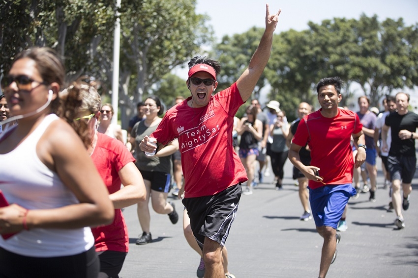 Our employees take advantage of the Southern California weather to get outside and play!