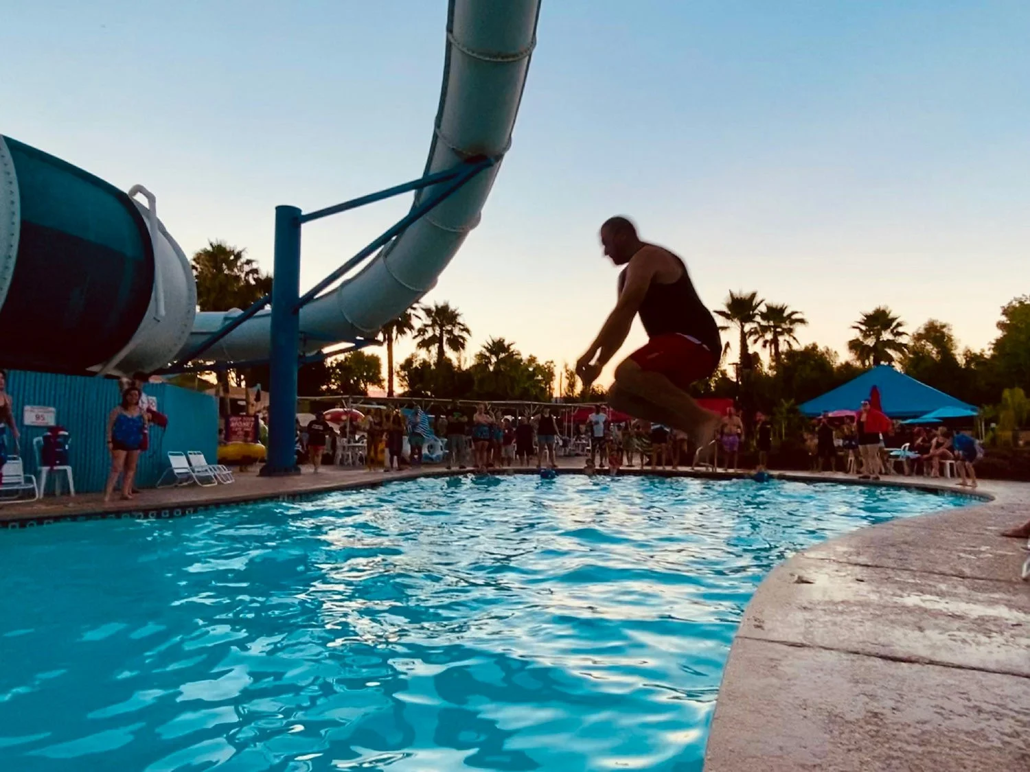 Gathering at a local water park with our families for over 15 years – a tradition the kids especially look forward to!
