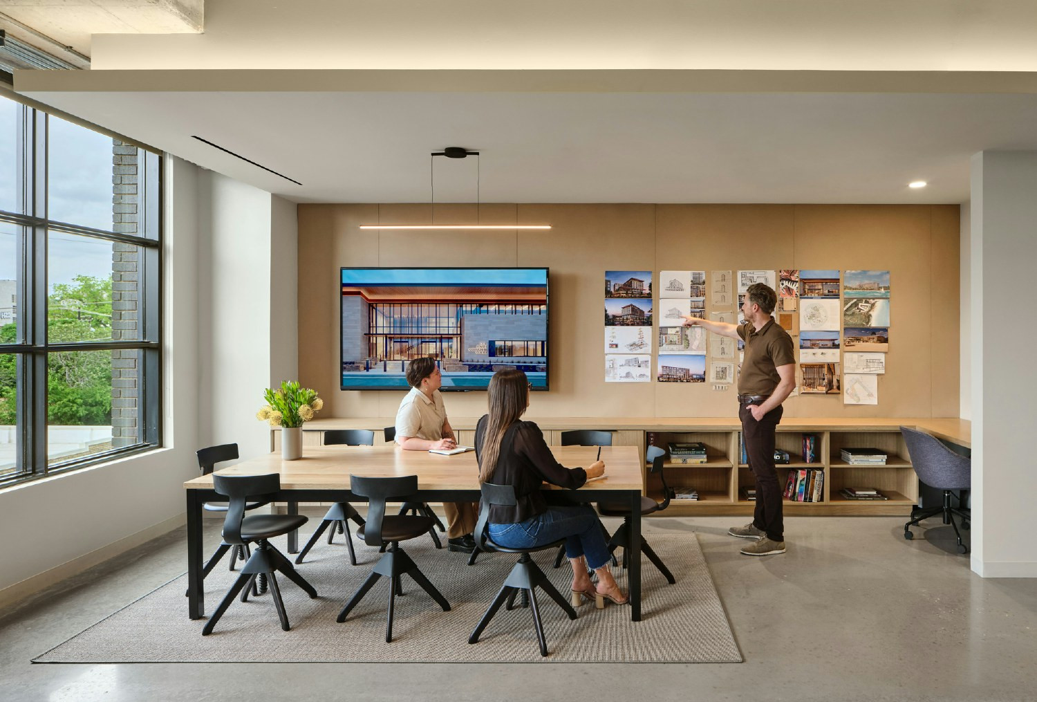 Our Austin office, designed and built by Beck, provides spaces that support focus, creativity, and connection.
