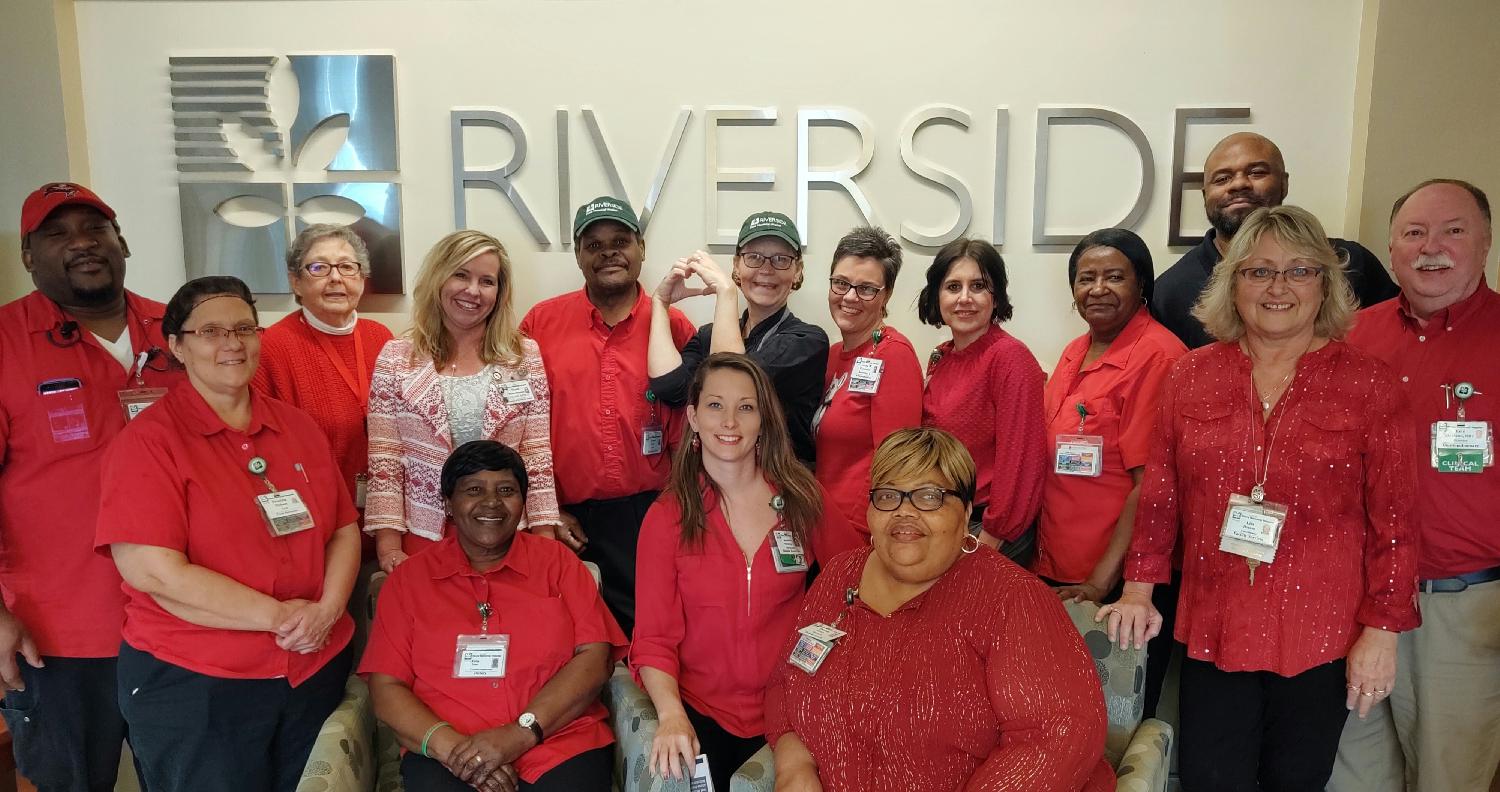 This Eastern Shore team joined many others across the health system to support the Go Red for Women initiative.