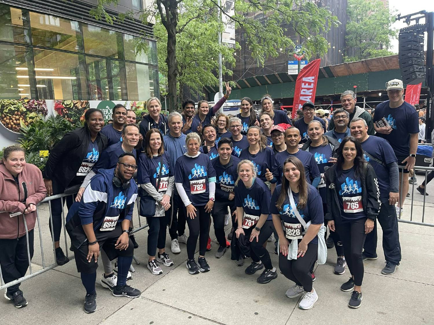 NYC-based associates united at the American Heart Association 5K, supporting heart health and making an impact.