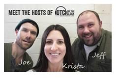 Hosts of Our Member Podcast, Off the Clock