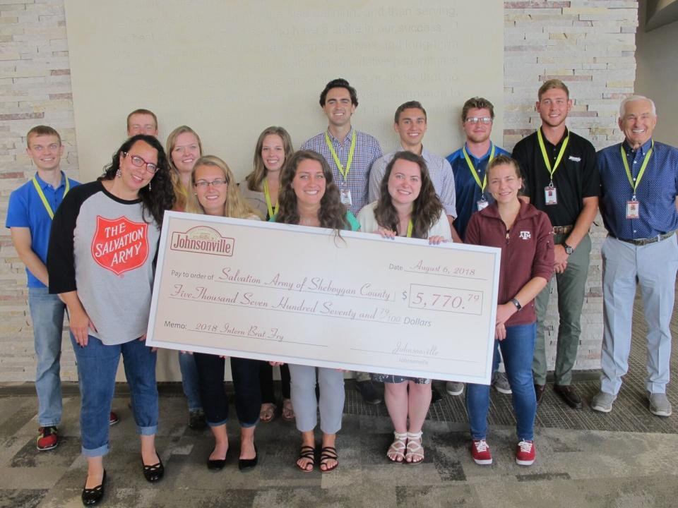 Our 2018 Interns Hosted a Charity Brat Fry That Raised $5,700 for the Salvation Army