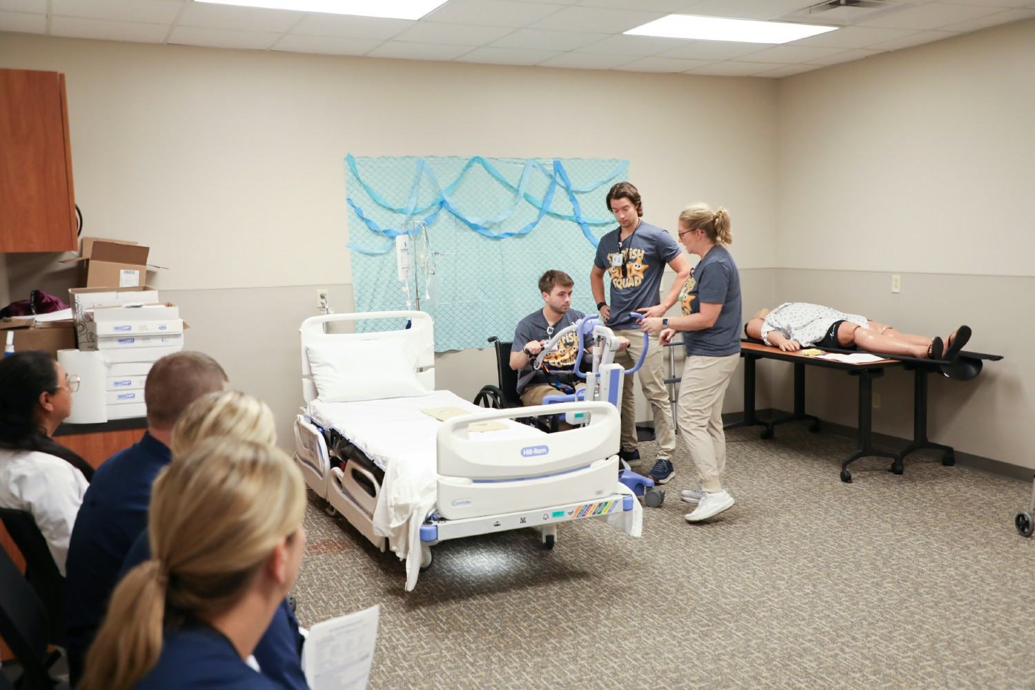 Clinical staff join the Annual Hospital Skills Day to update and sharpen patient care skills at the Education Center.
