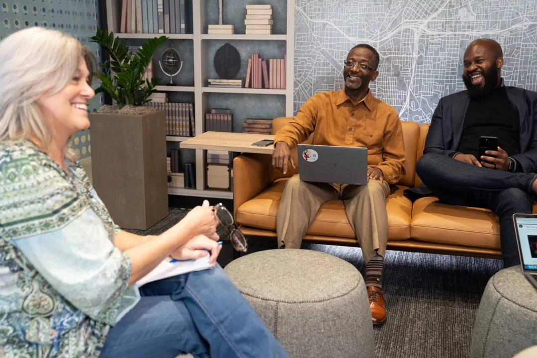Mastercard employees at the Atlanta office. 
