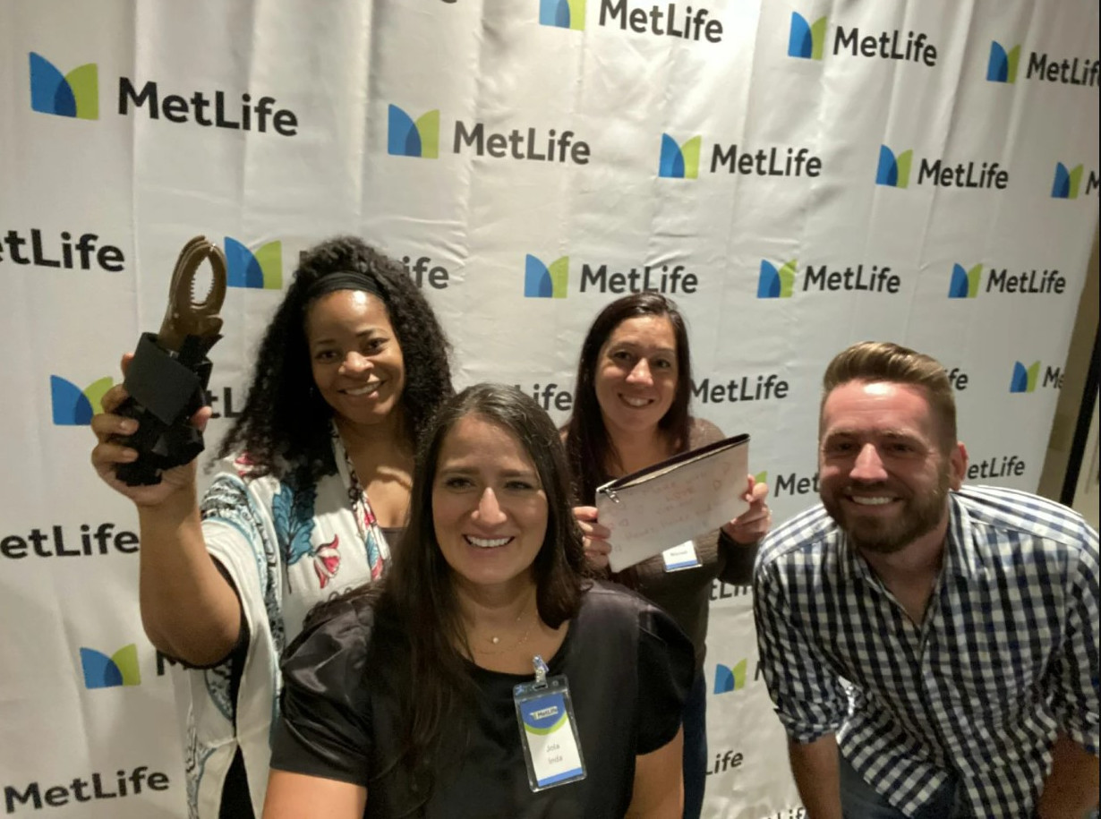 MetLife Employees Hosting an Event