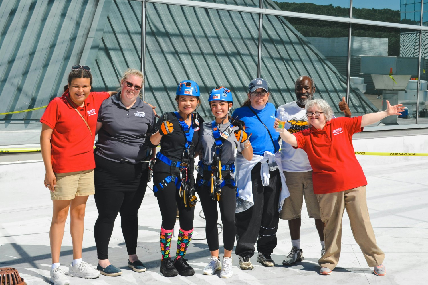Mohegan Sun hosts Over the Edge, a fundraiser for Special Olympics, that Team Members fundraise for and participate in!