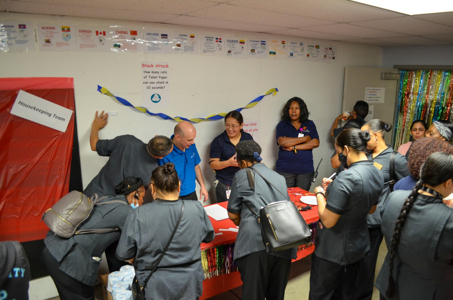 Our Housekeeping Team celebrating Housekeeping Week with various contests and celebrations! 