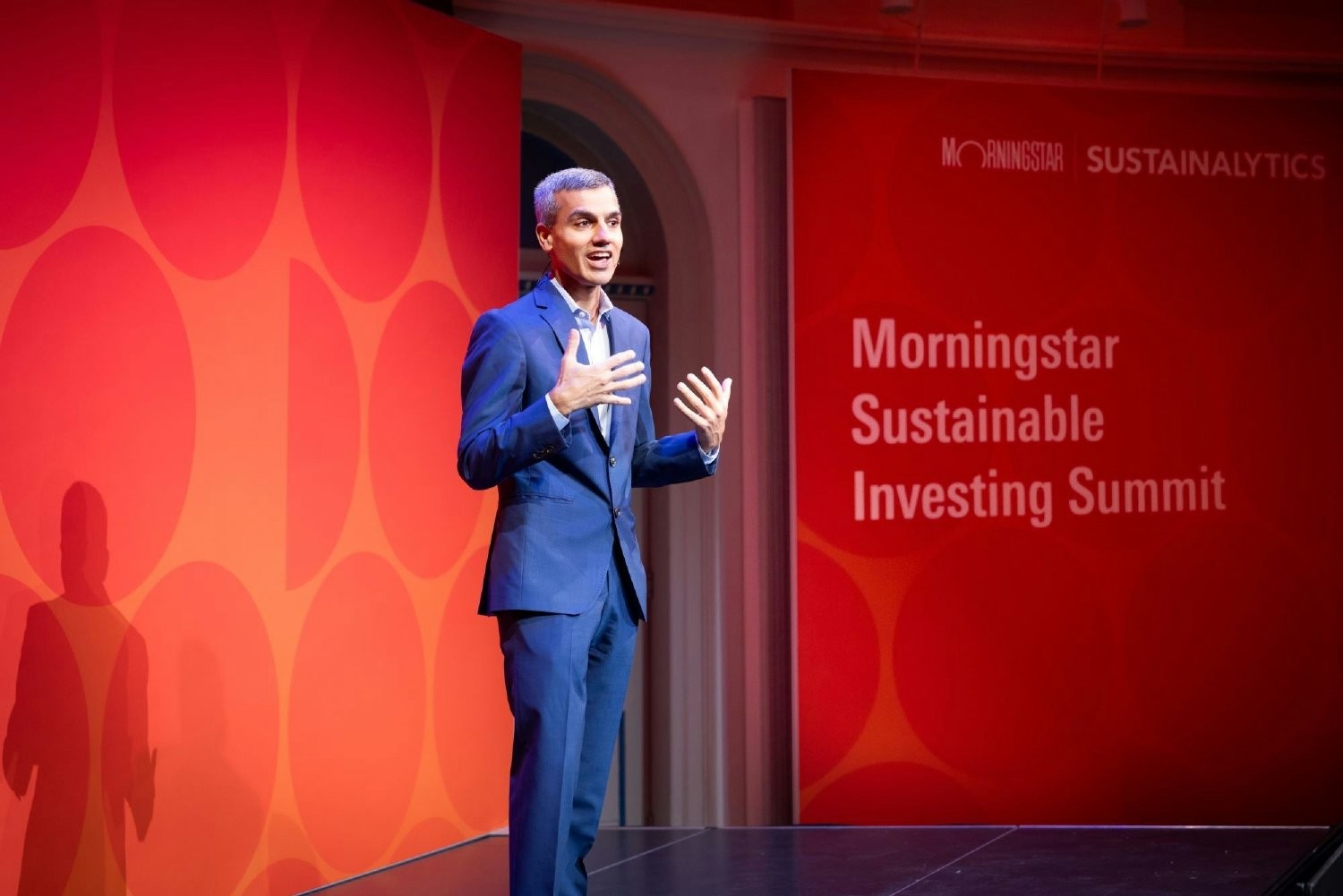 Our CEO Kunal presenting at the Morningstar Sustainable Investing Summit. 