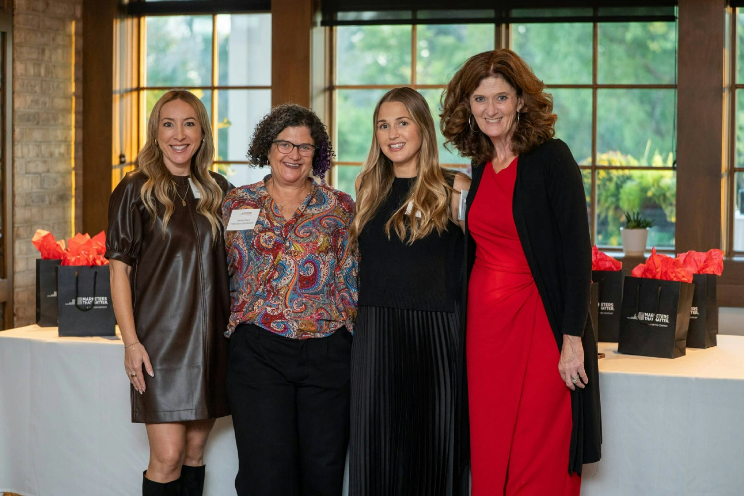 24 Seven leaders at a Marketers That Matter® CMO Dinner, connecting with peers and building community.