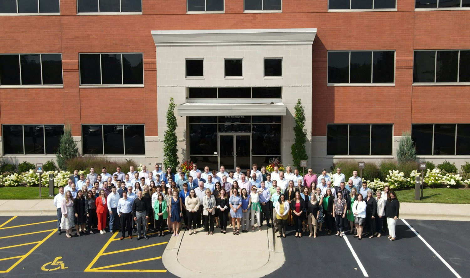 Group of IPMers outside our headquarters
