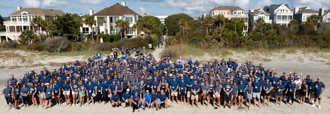 This is part of our sponsored agency event where we ride/walk to raise awareness for finding a cure for Cancer. 
