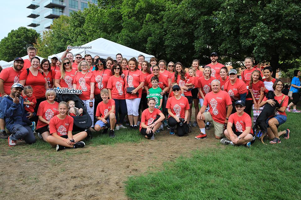 Navigators participate in the American Heart Association Heart Walk 2018