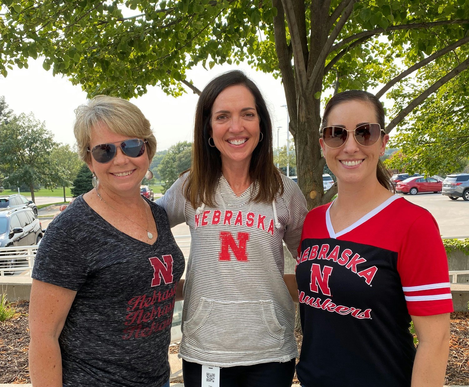 Talent Plus colleagues celebrate the Cornhusker football season with an annual tailgate