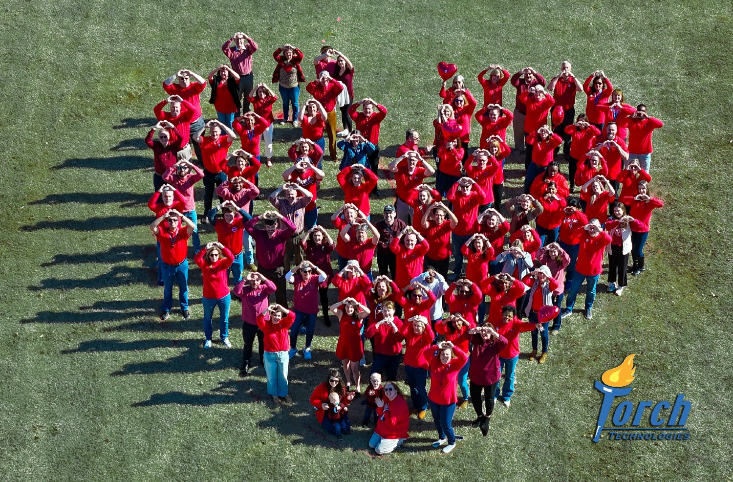 Torch employee-owners at the National Heart Association Heart Walk 2023 in Huntsville, AL