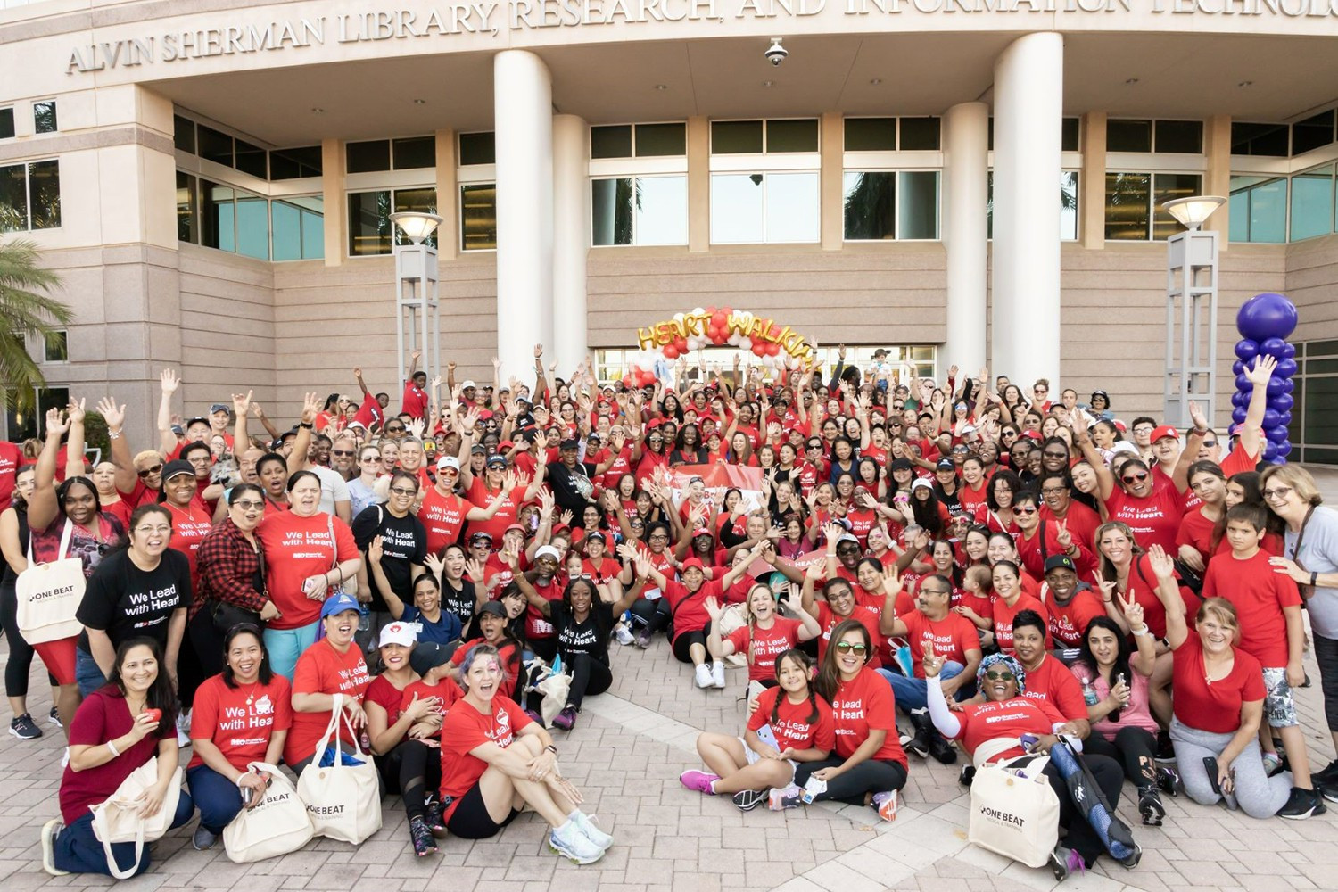 The 2022 Heart walk was attended by many employees, patients, and families.