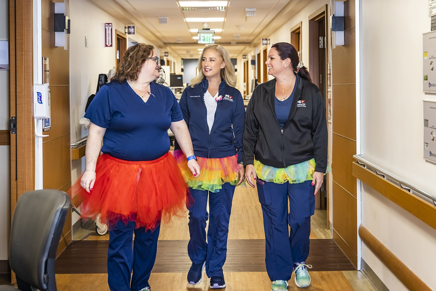 Our Child Life team is always ready to cheer our little ones and their families too.