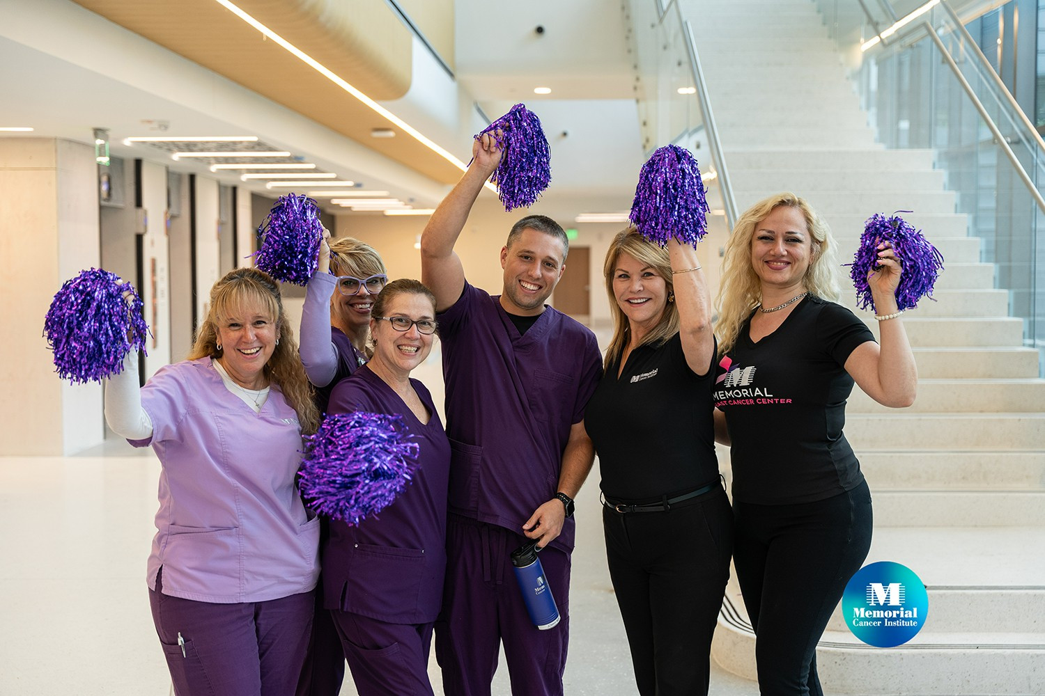 Staff gets a first look inside the new Memorial Cancer Institute