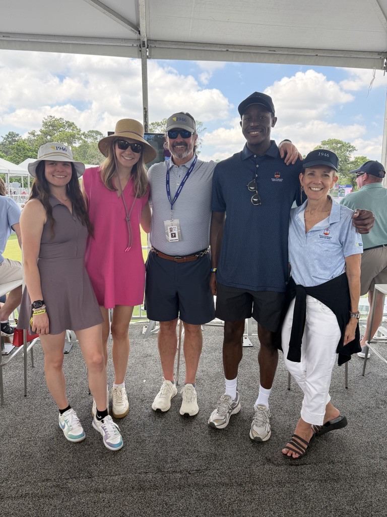 Sunshine, smiles, and a great day with the team at the Houston Open.