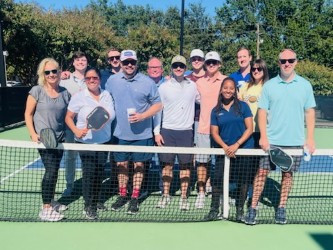 Our Shreveport office enjoying an afternoon of team building.